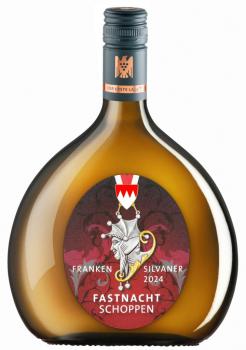 Fastnacht-Schoppen Franken Staatlicher Hofkeller Randersackerer Silvaner trocken 2024er Faschings-Saison 2025/26