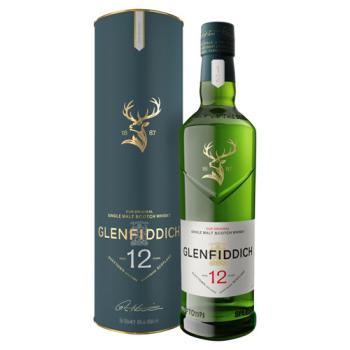 Glenfiddich Single Malt Scotch Whisky 40 % vol. 12-jährig