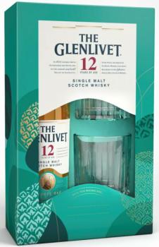 Glenlivet Single Malt Scotch Whisky Double Oak 40 % vol. 12-j. mit Tumbler