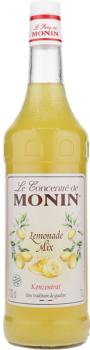Monin Lemonade Mix Konzentrat Literflasche Glas