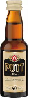 Pott - Echter Übersee Rum 40 % vol. Kleinflasche