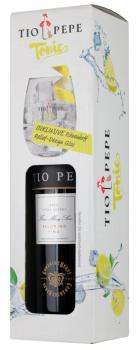Sherry Tio Pepe Palomino Fino muy seco mit Glas 15 %vol.