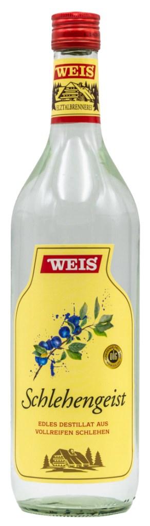 Die Weinstraße Stefan Lenz - Weis Schwarzwälder Schlehengeist 40 % vol.  Literflasche