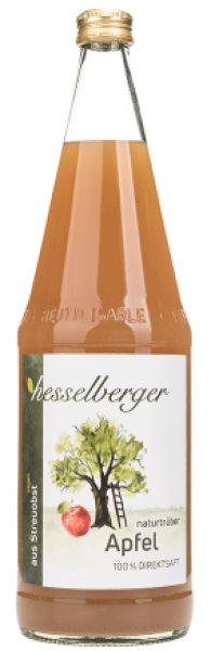 Hesselberger Apfelsaft naturtrüb aus Apfeldirektsaft