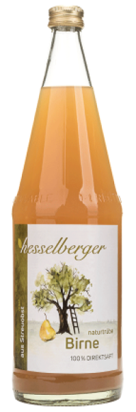 Hesselberger Brinensaft naturtrüb aus Birnen-Direktsaft
