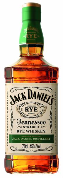 Jack Daniel's Straight Rye Tennessee Straight Whiskey 45 % vol.
