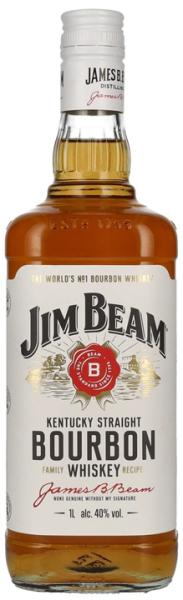 Jim Beam White Label Kentucky Straight Bourbon Whiskey 40 % vol.