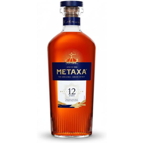 Metaxa Brandy 12-Sterne in Geschenkpackung mit Glas 40 % vol.