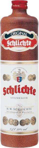 Schlichte Steinhäger im Tonkrug 38 %vol.