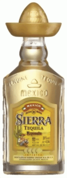 Sierra Tequila Gold Reposado Miniflasche 38 % vol.
